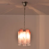 Vintage Gradient Red Murano Chandelier