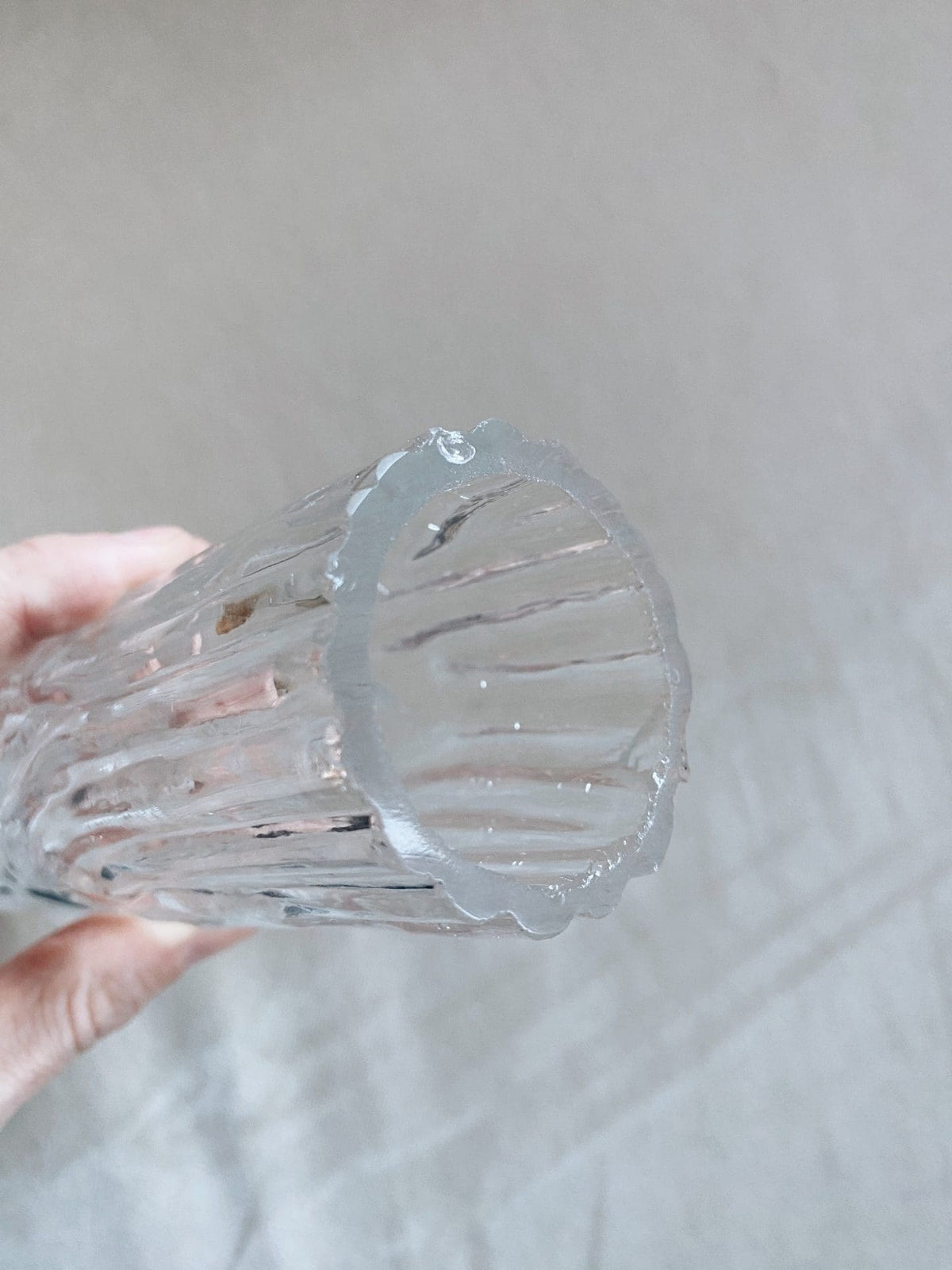 Vintage – Murano Glass chandelier for Venini – 1970 – Transparent