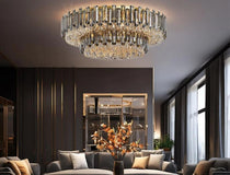 Arina Luxury Round Crystal Chandelier 31"