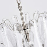 Contemporary White Cloud Glass Petals Chandelier - CasaraHouse