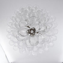White Cloud Glass Petals Chandelier