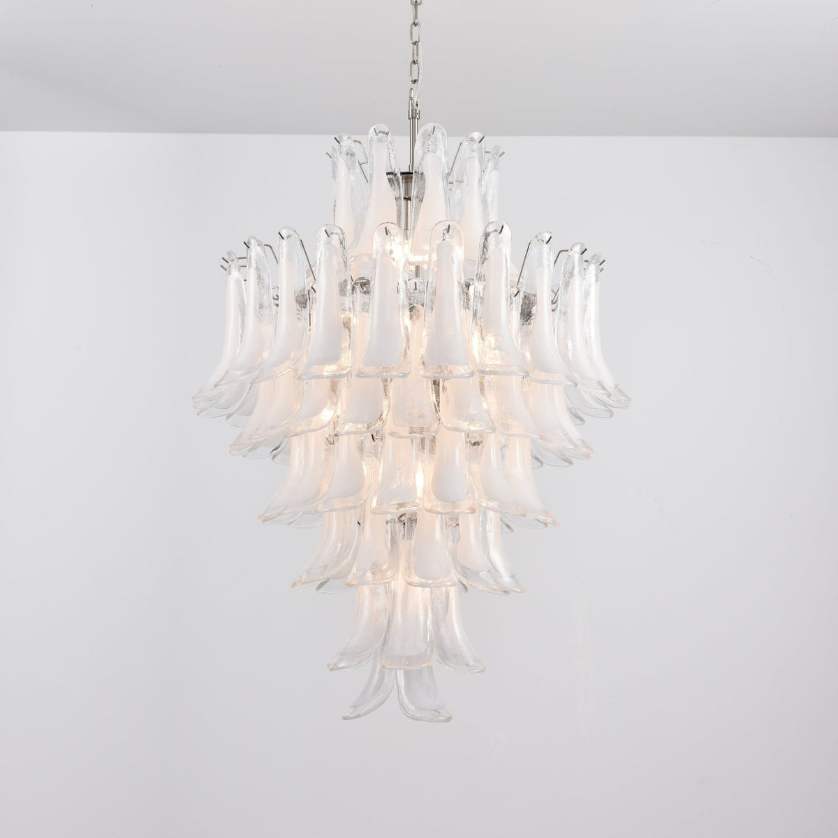 White Cloud Glass Petals Chandelier Main image