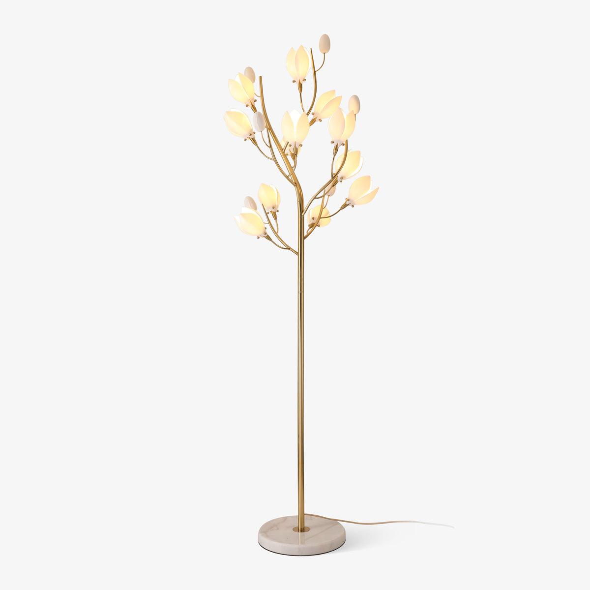 Porcelain Magnolia Floor Lamp Main image