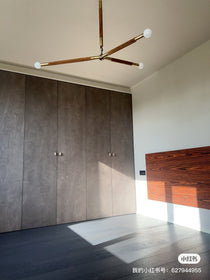 Wrapped Linear Chandelier