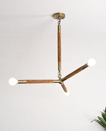 Wrapped Linear Chandelier