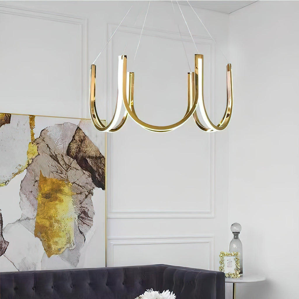 U Shape LED Chandelier