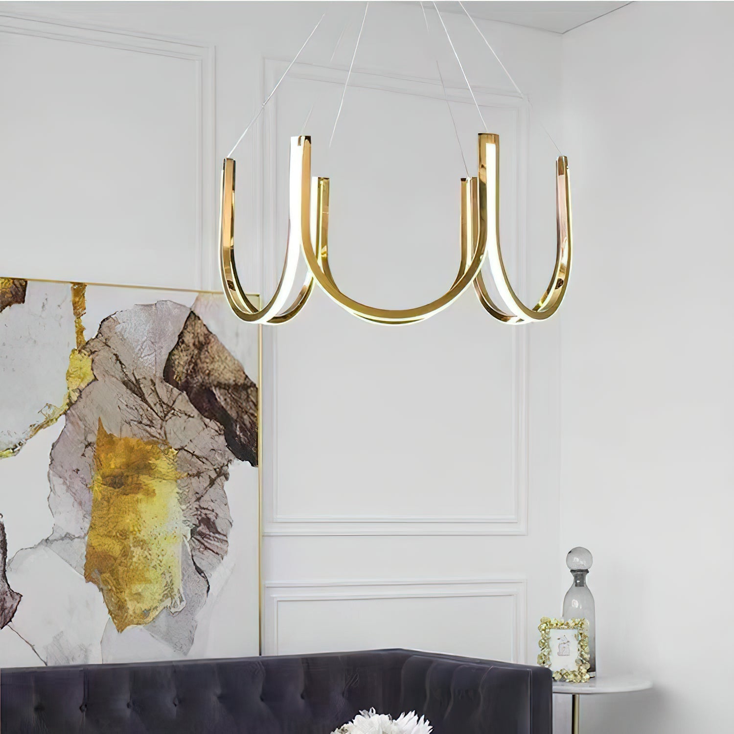 U Shape LED Chandelier