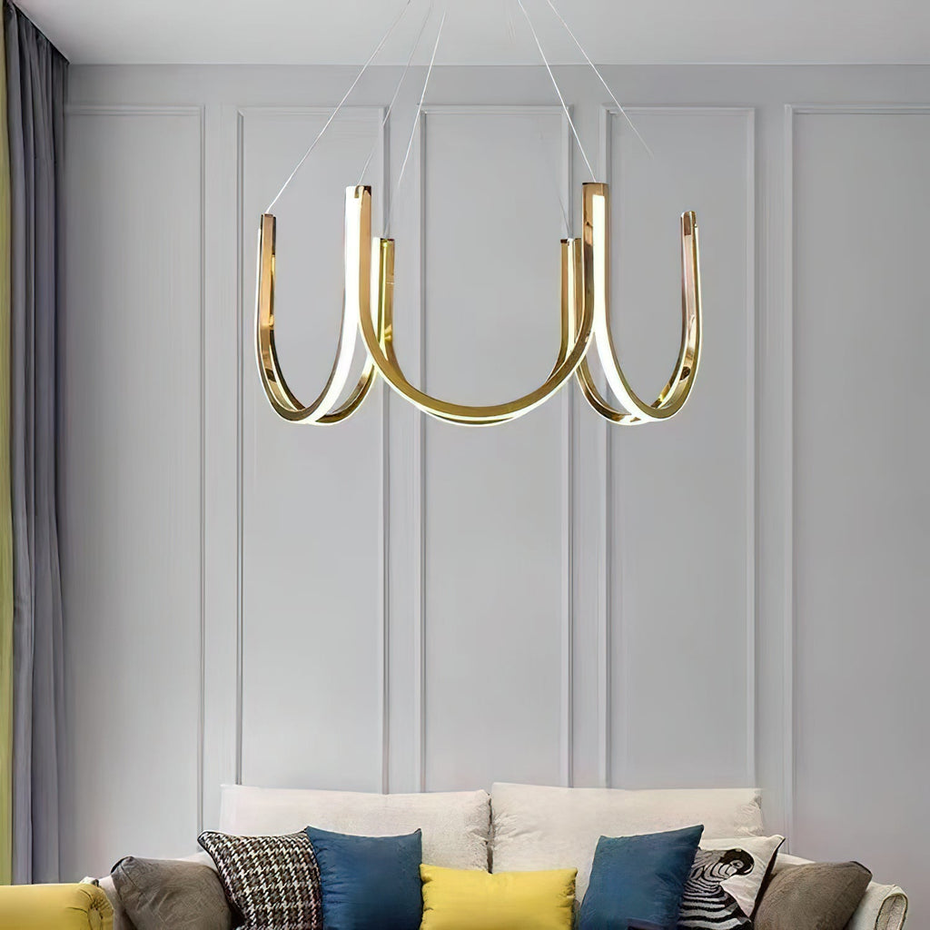 U Shape LED Chandelier