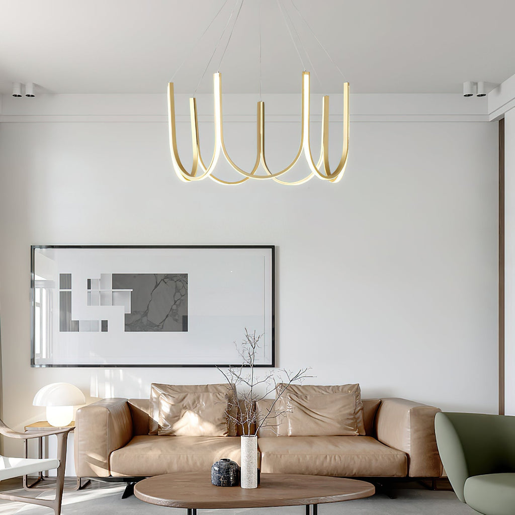 U Shape LED Chandelier
