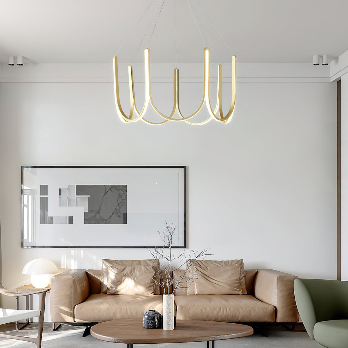 U Shape LED Chandelier