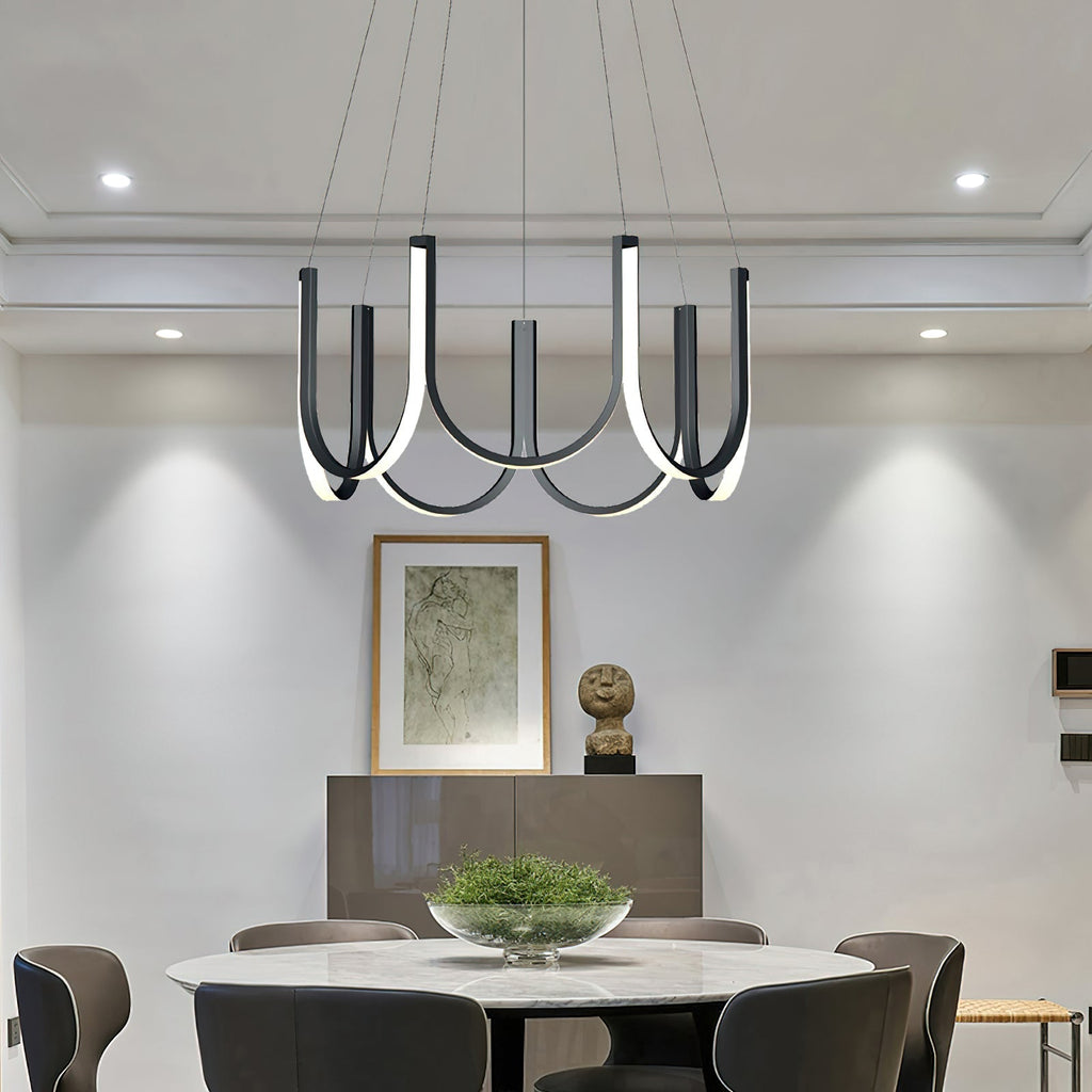 U Shape LED Chandelier