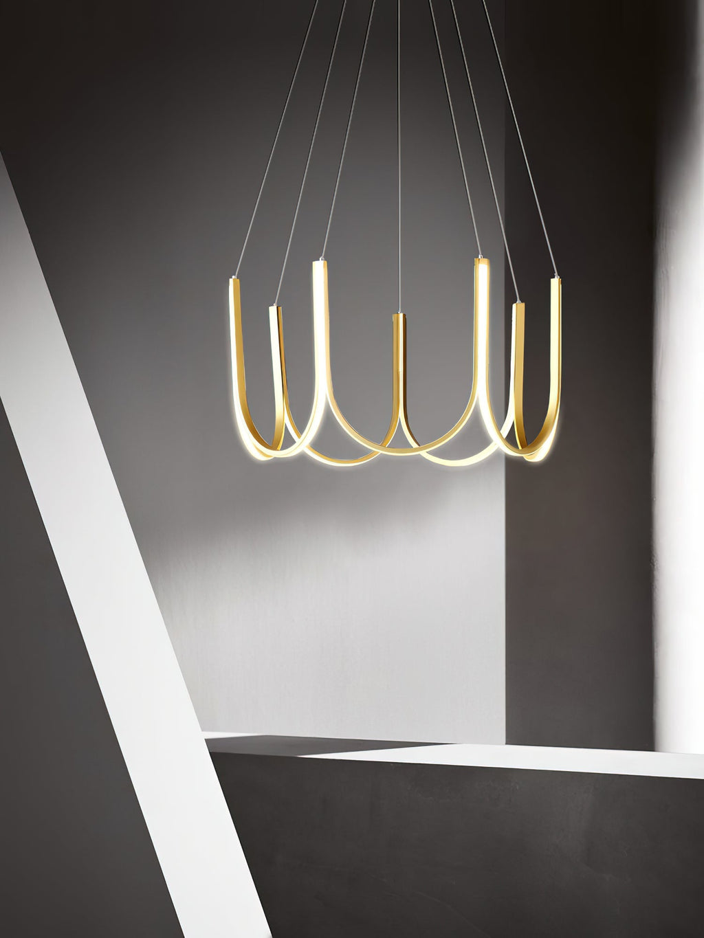 U Shape LED Chandelier