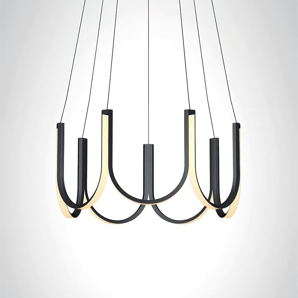 U Shape LED Chandelier
