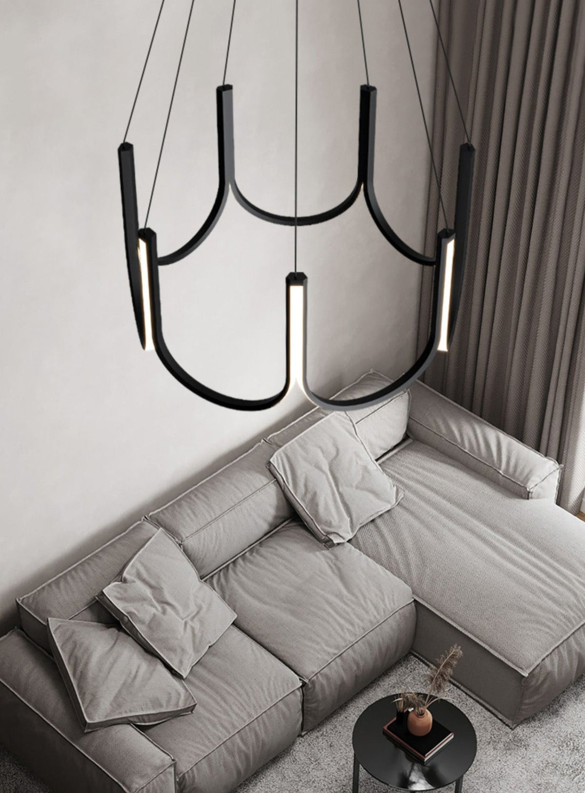 U Shape LED Chandelier