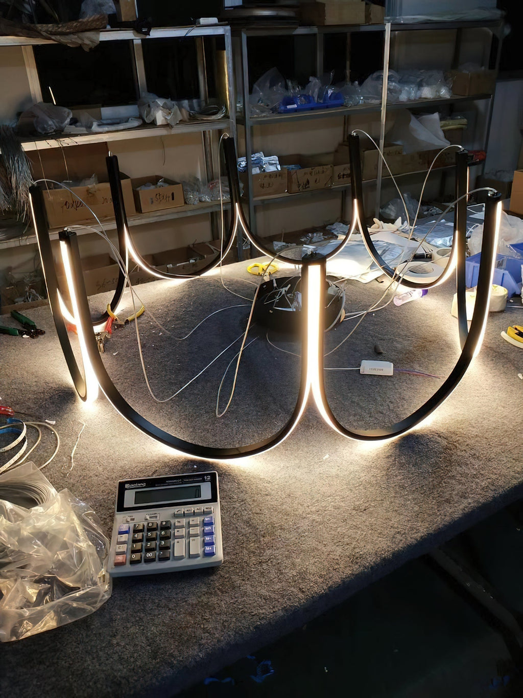 U Shape LED Chandelier