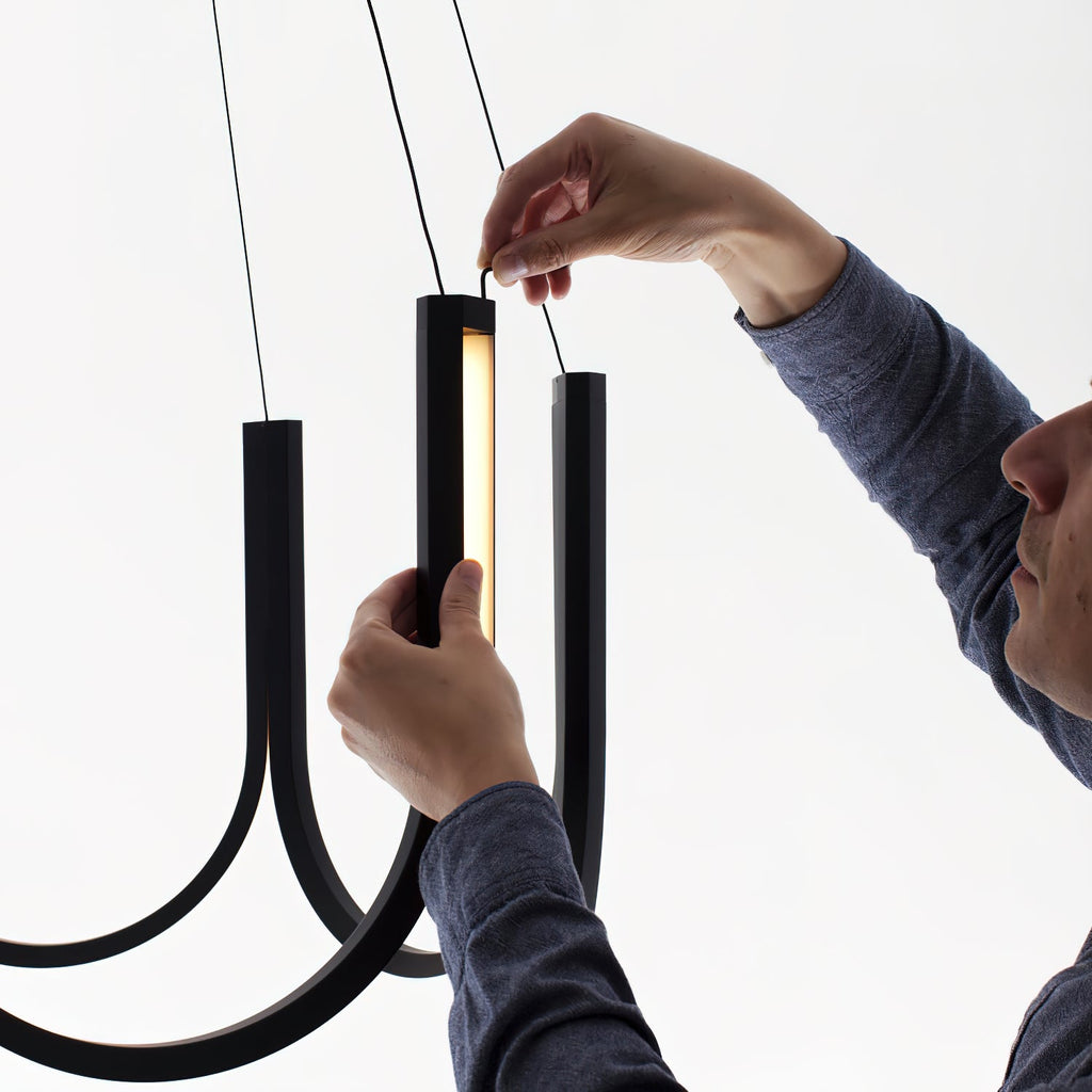 U Shape LED Chandelier