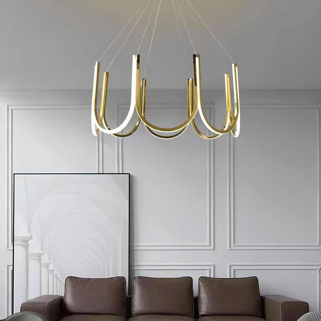 U Shape LED Chandelier