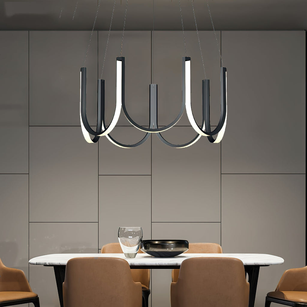 U Shape LED Chandelier