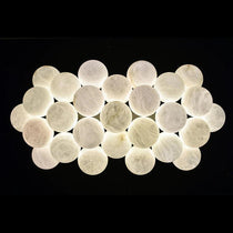 27-Alabaster Ball Chandelier, Luxury Model Lighting