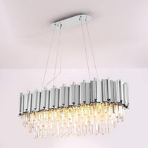 Enoch Crystal Dining Room Chandelier Chorme
