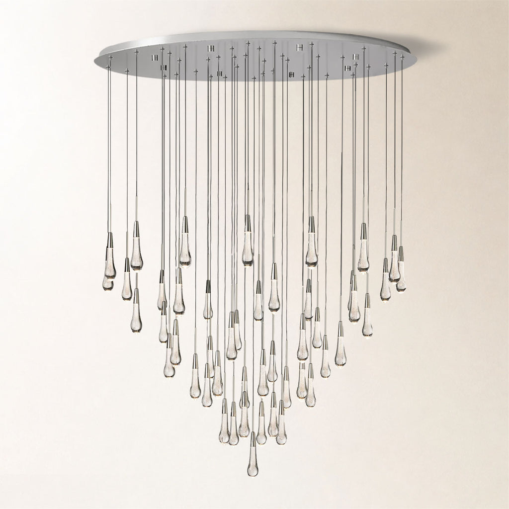 Soltaire Crystal Round Chandelier 17" 24" 36" 48" 58"D