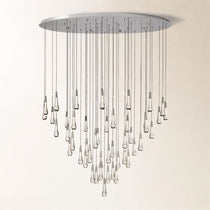 Soltaire Crystal Round Chandelier 17" 24" 36" 48" 58"D