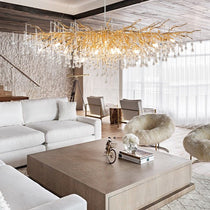 Raindrop Crystal Stunning Tree Branch Crystal Chandelier For Living Dining Room