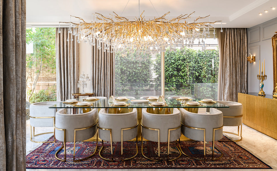 Raindrop Crystal Stunning Tree Branch Crystal Chandelier For Living Dining Room Secondary image