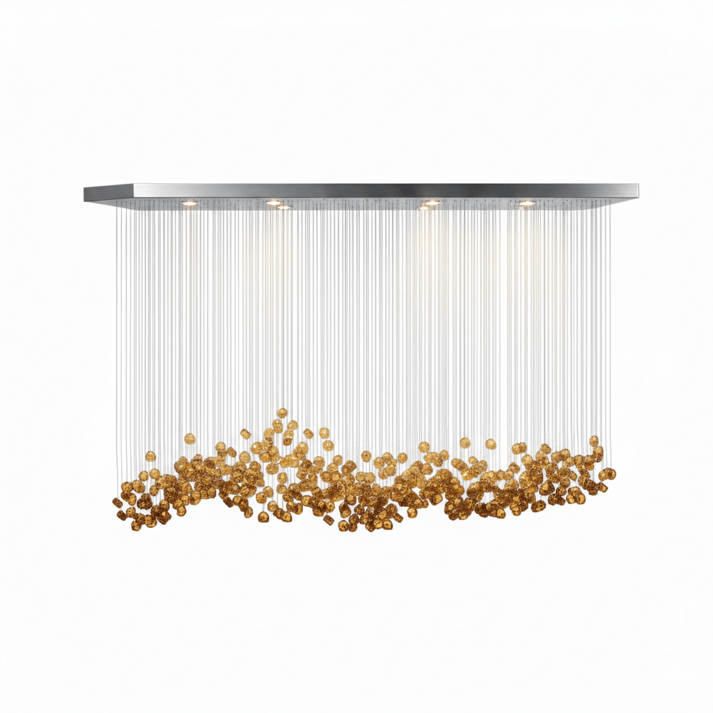 Crystal Stone Chandelier