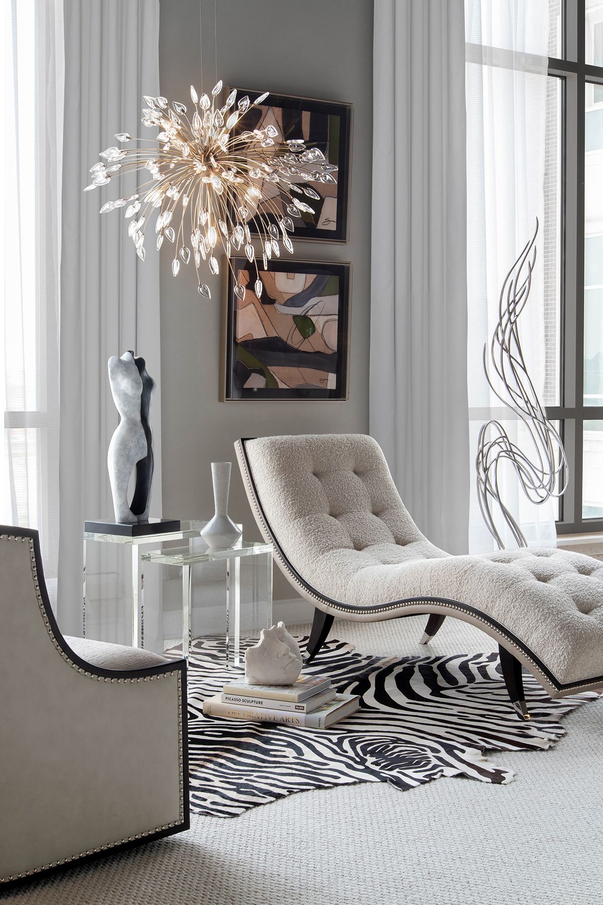 Reveille Crystal Constellation Seven-Light Pendant Chandelier Secondary image