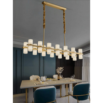 CAURIS ALABASTER LINEAR CHANDELIER 33.5" 39.4" 47.2"L