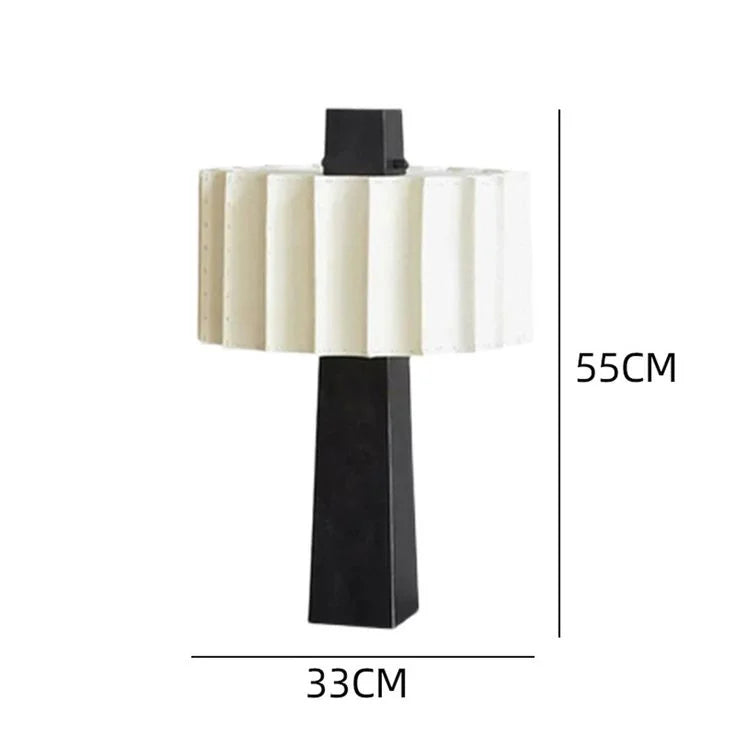 MARVIA ALABASTER PANTHEON TABLE LAMP 23.6"H