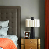 MARVIA ALABASTER PANTHEON TABLE LAMP 23.6"H