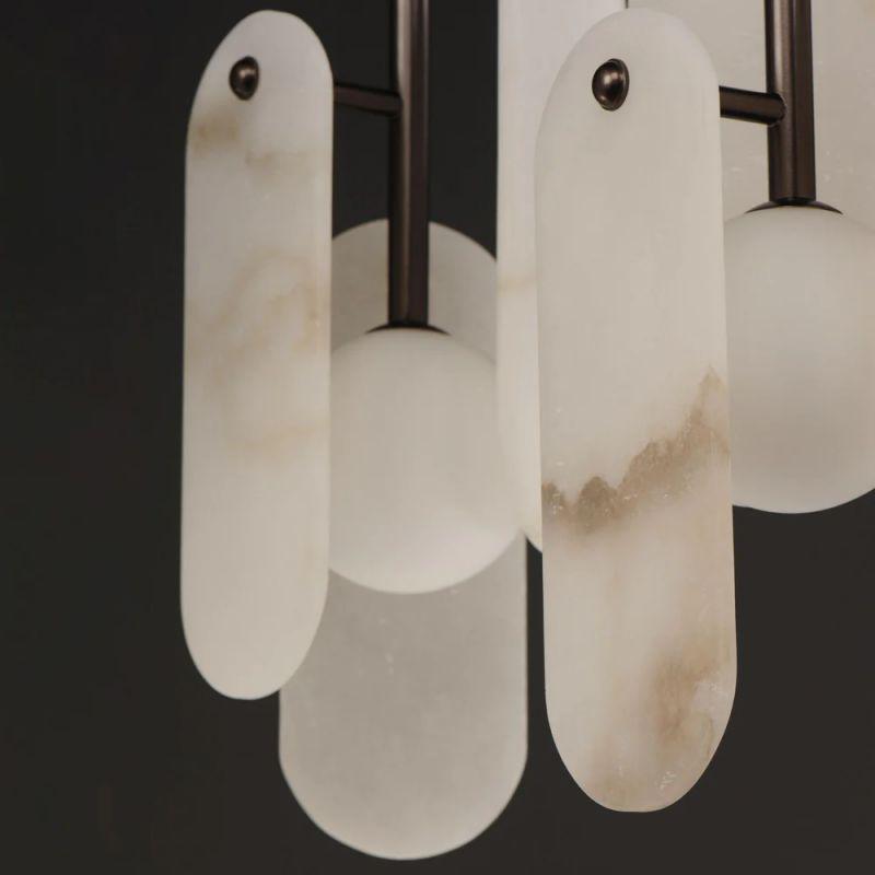 Alabaster Megalith 5-Light Chandelier