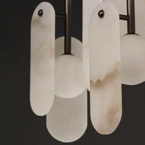 Alabaster Megalith 5-Light Chandelier