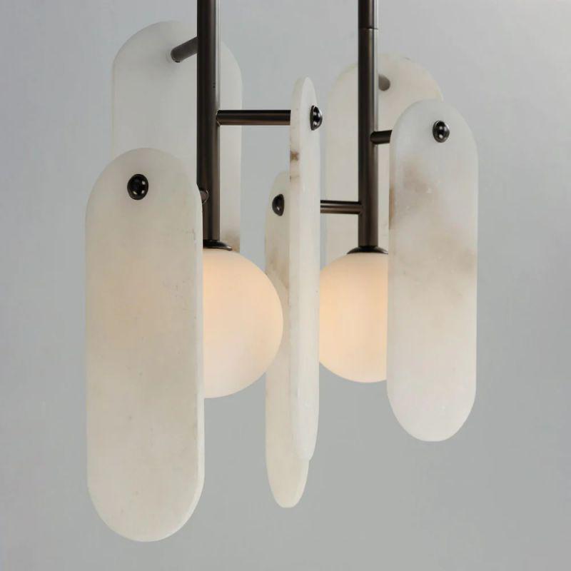 Alabaster Megalith 5-Light Chandelier