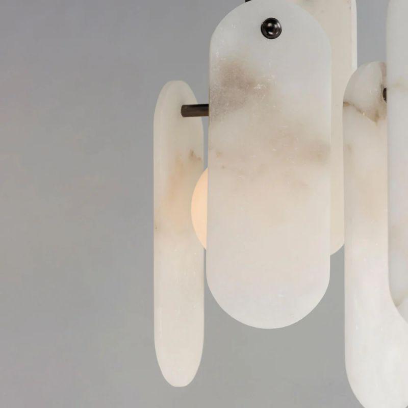 Alabaster Megalith 5-Light Chandelier
