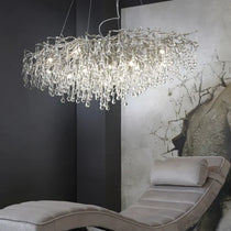 Raindrop Crystal Stunning Tree Branch Crystal Chandelier For Living Dining Room