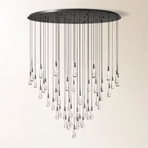 Soltaire Crystal Round Chandelier 17" 24" 36" 48" 58"D