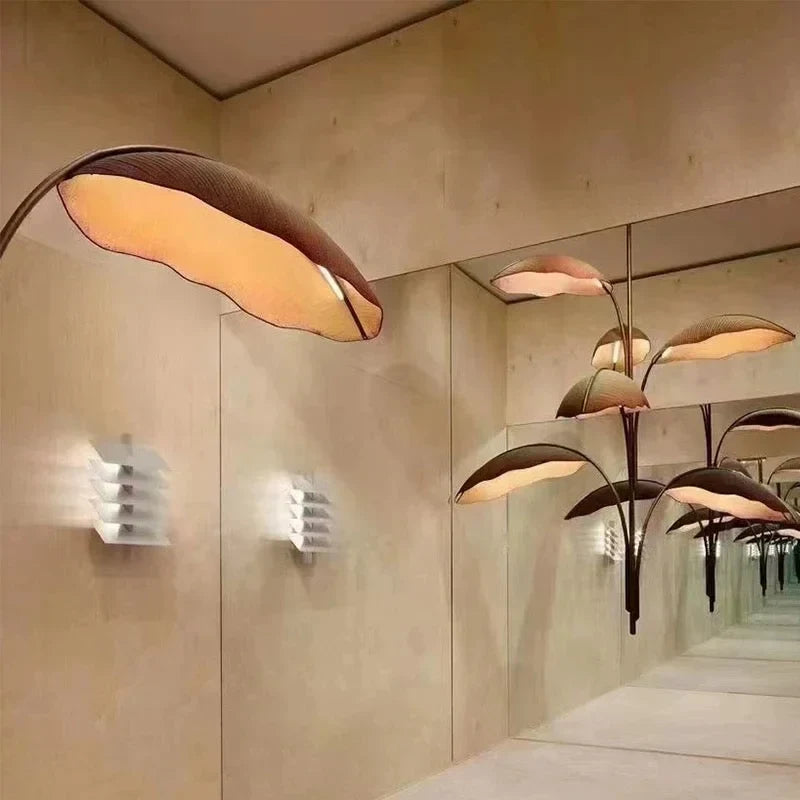 TERRA BANANA LEAF CHANDELIER 82"D