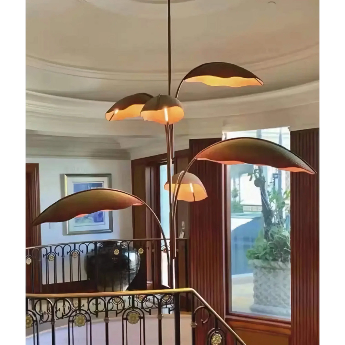 TERRA BANANA LEAF CHANDELIER 82"D Main image