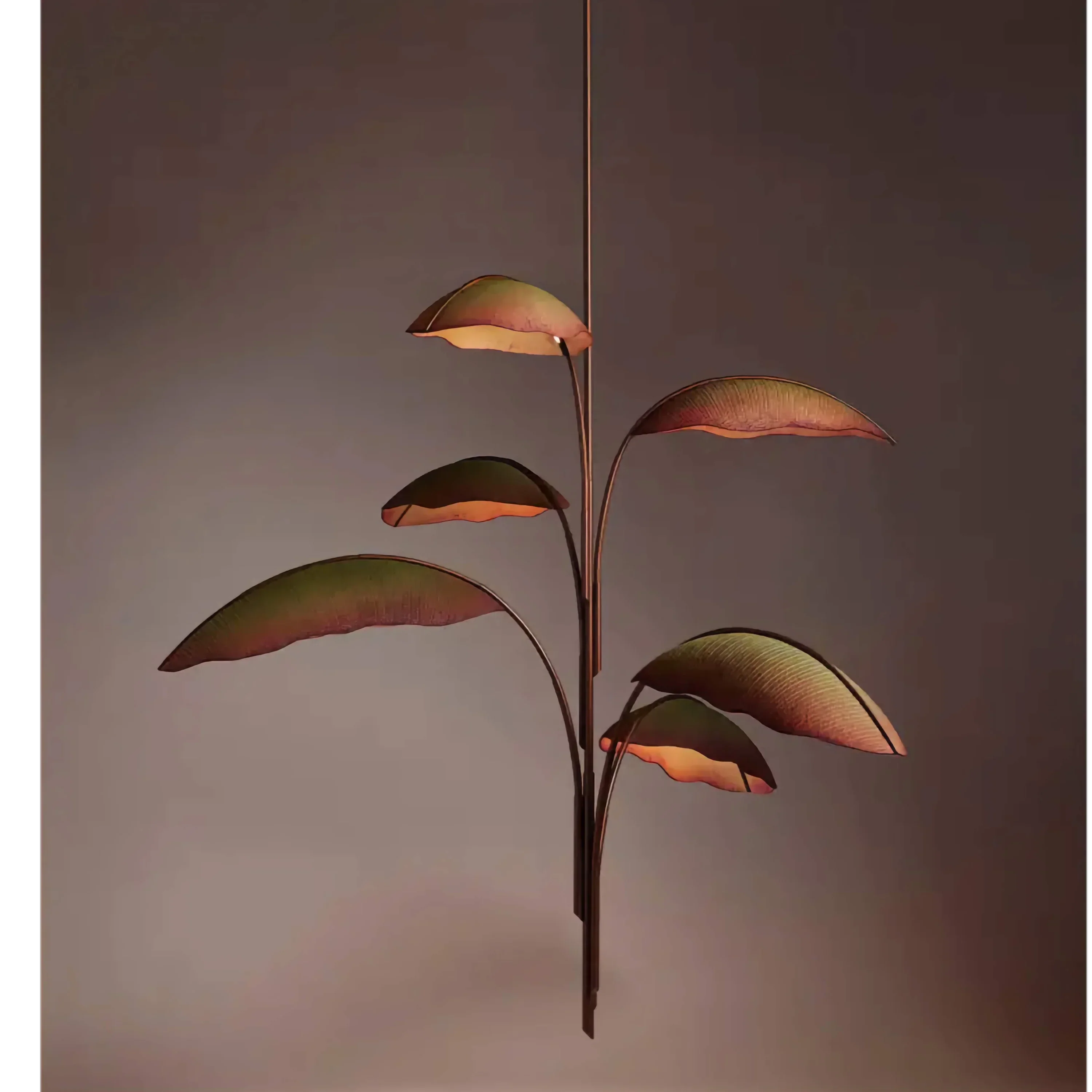 TERRA BANANA LEAF CHANDELIER 82"D