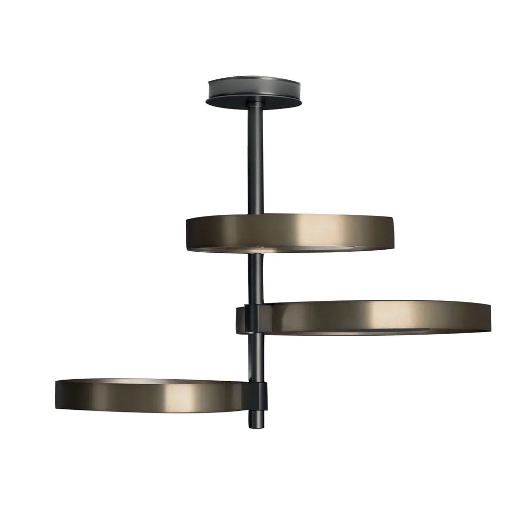 AUREA BLACK GOLD CHANDELIER 22.8"D
