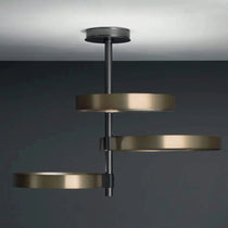 AUREA BLACK GOLD CHANDELIER 22.8"D