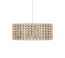 Brookbury Wood Bead Chandelier 32"