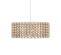 Brookbury Wood Bead Chandelier 32"
