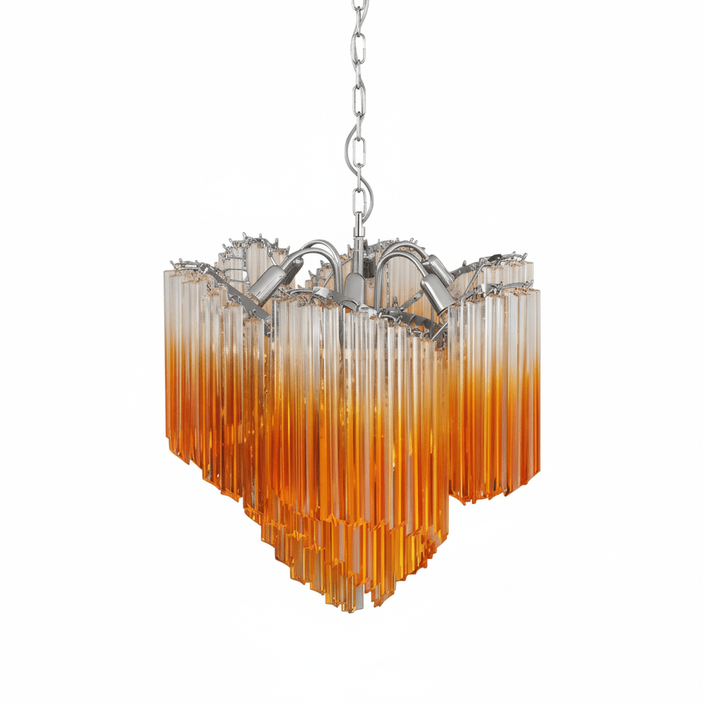 Murano Glass Prism Chandelier