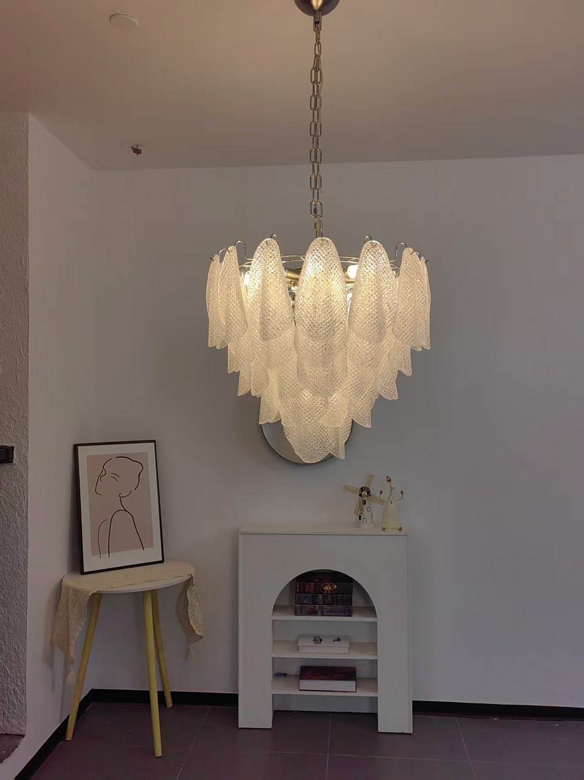Murano Glass Teardrop Chandelier