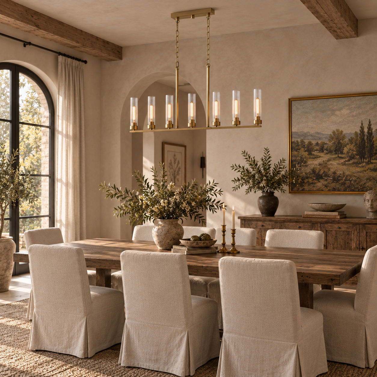 Andreas Linear Chandelier Secondary image