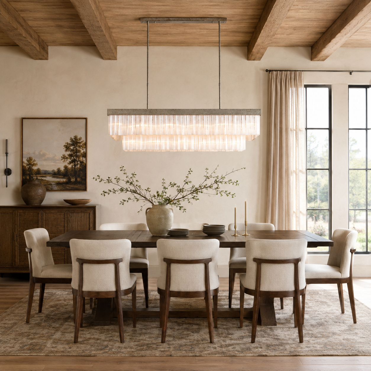 Cameron Rectangular Chandelier Secondary image